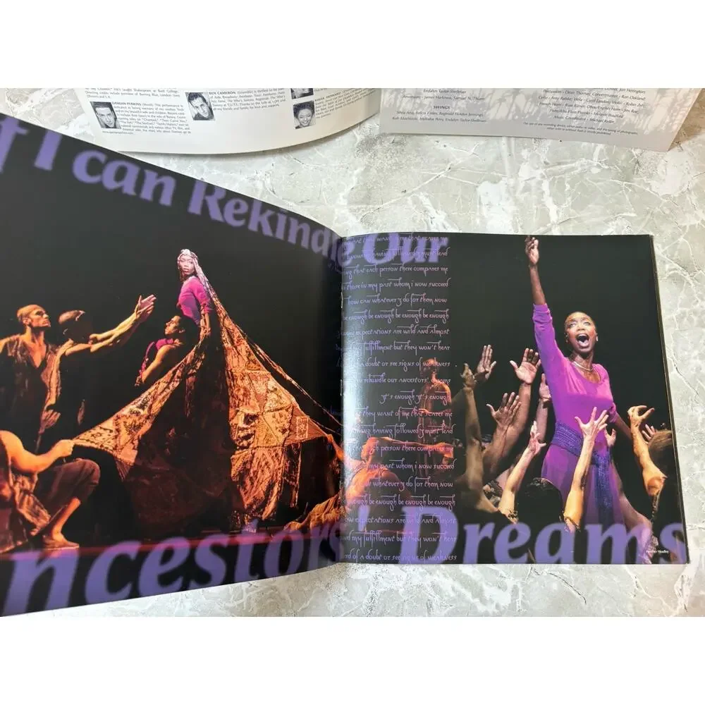 Vintage 2000‎ Elton John and Tim Rice’s Aida Souvenir Brochure Book